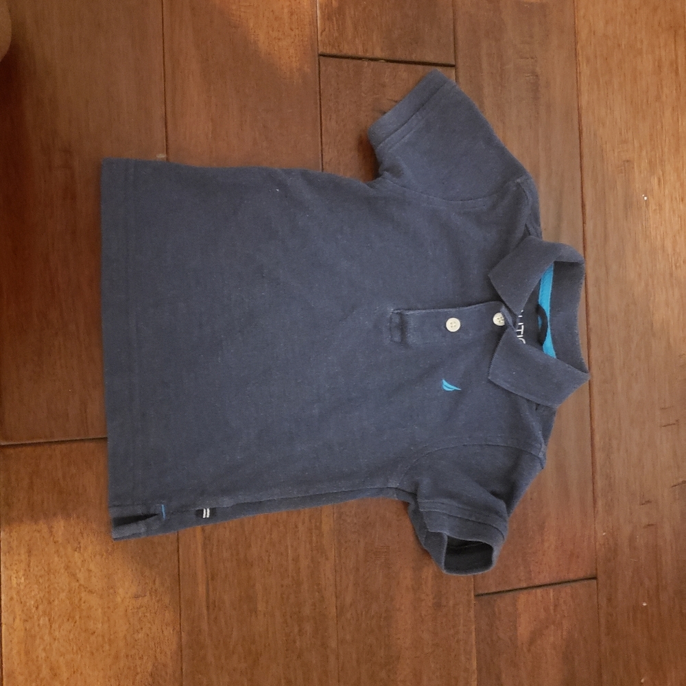 Boys Navy Blue Nautica Polo Shirt